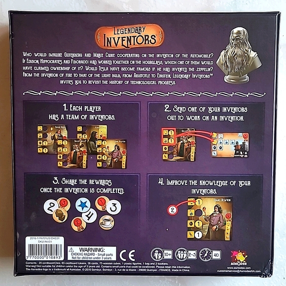 Legendary Inventors | Fun Educational Board Game - Picture 2 of 4